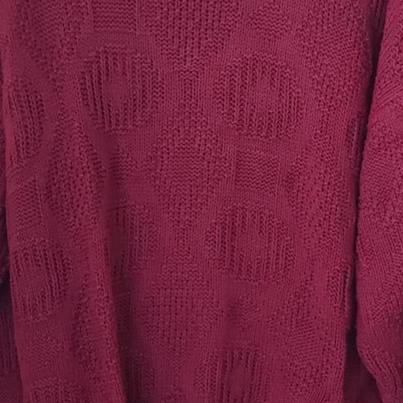 Men's Red Lake Harmony Knit Crew Neck Sweater Medium - Picture 4 of 6